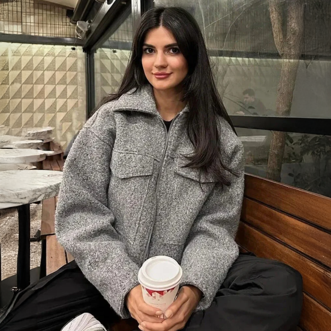 Valentina | Wool cropped jacket