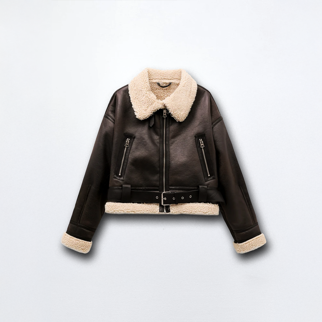 Sophie™ | Belted Zipper Jacket