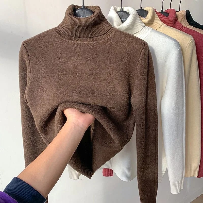 Holly | Turtleneck Jumper with Fleece
