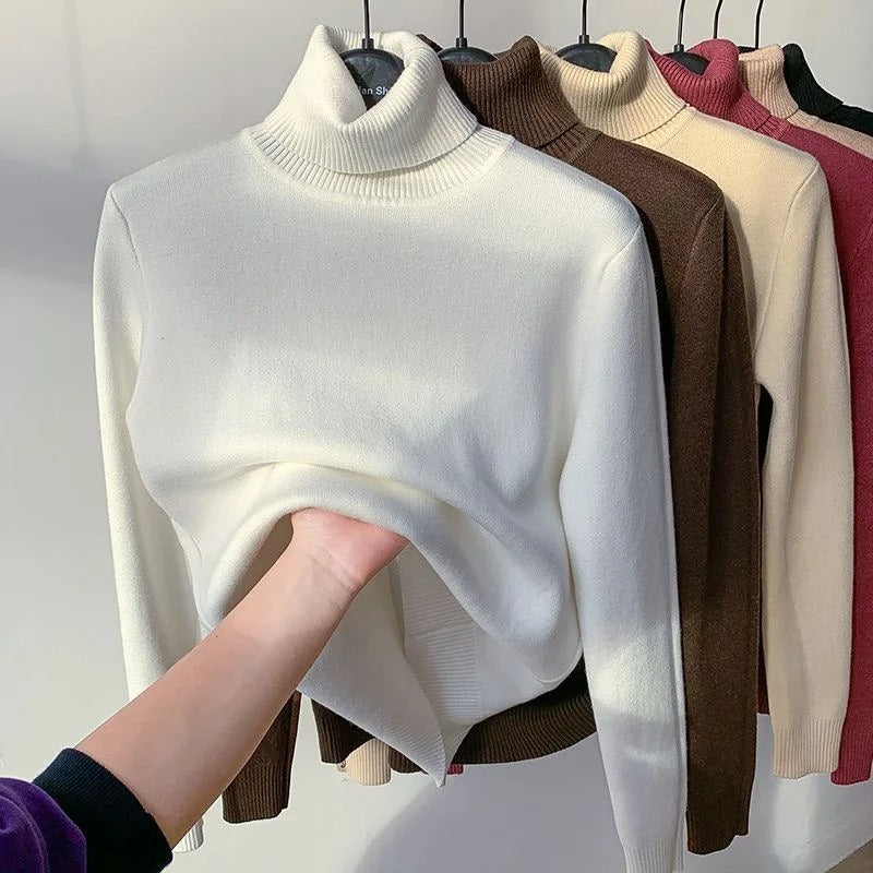Holly | Turtleneck Jumper with Fleece