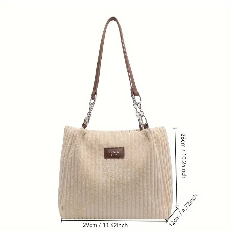 Isabella™ | Corduroy Tote Bag