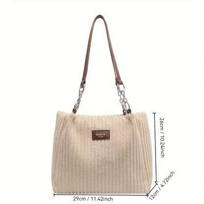 Isabella™ | Corduroy Tote Bag