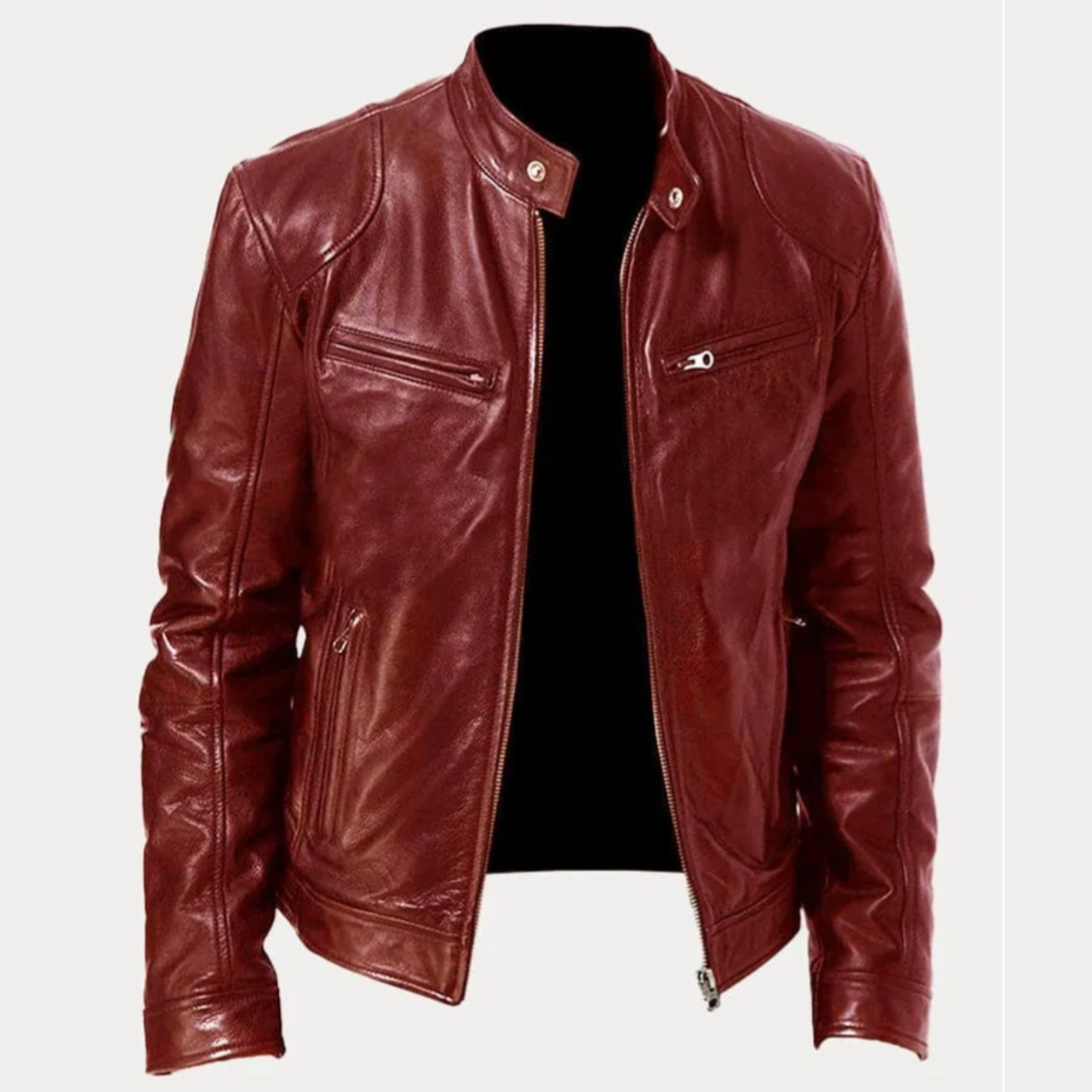 Steve™ | Faux Leather Jacket