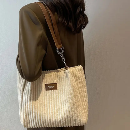 Isabella™ | Corduroy Tote Bag