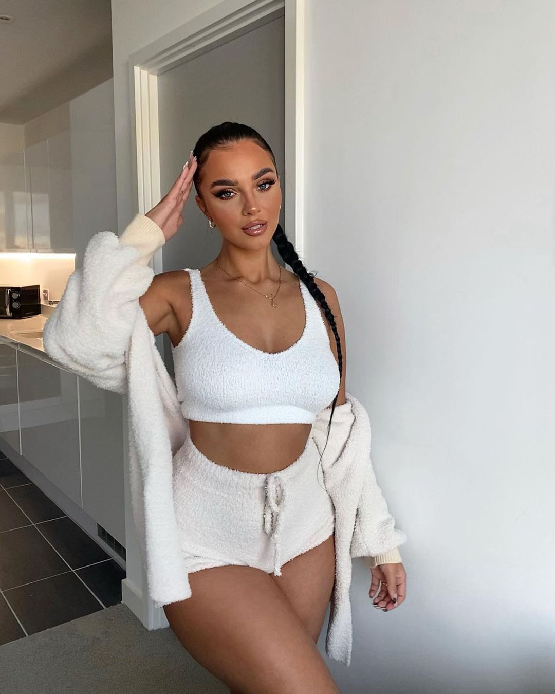 SheCozy | Cozy knitted set - 3 pieces
