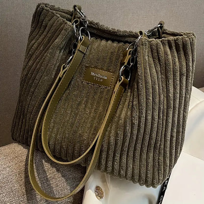 Isabella™ | Corduroy Tote Bag