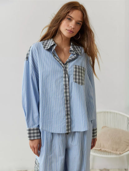 Rosie | Relaxed Plaid Pajama Set