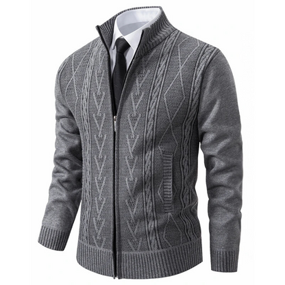 Casper | Warm Zip-up Cardigan for Men
