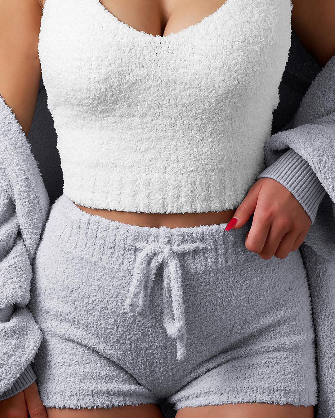 SheCozy | Cozy knitted set - 3 pieces