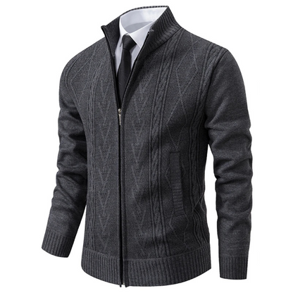 Casper | Warm Zip-up Cardigan for Men