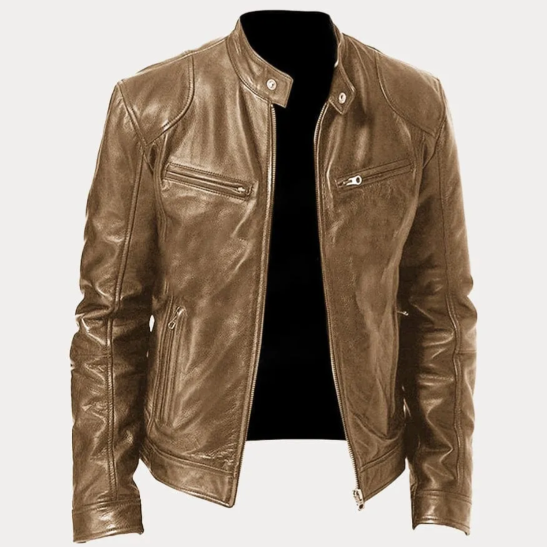 Steve™ | Faux Leather Jacket