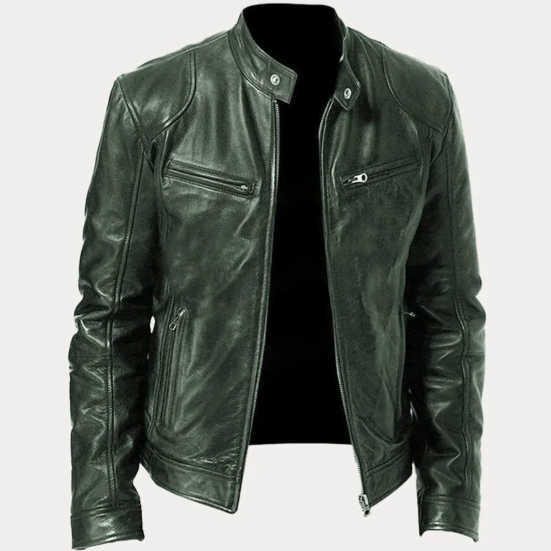 Steve™ | Faux Leather Jacket