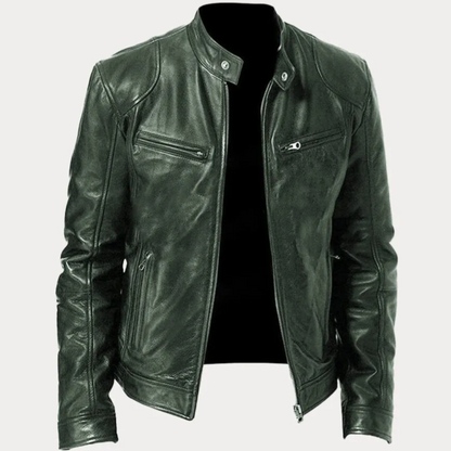 Steve™ | Faux Leather Jacket