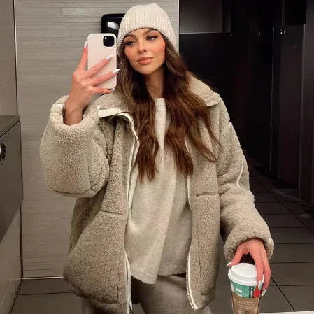 Ella | Teddy fleece Jacket