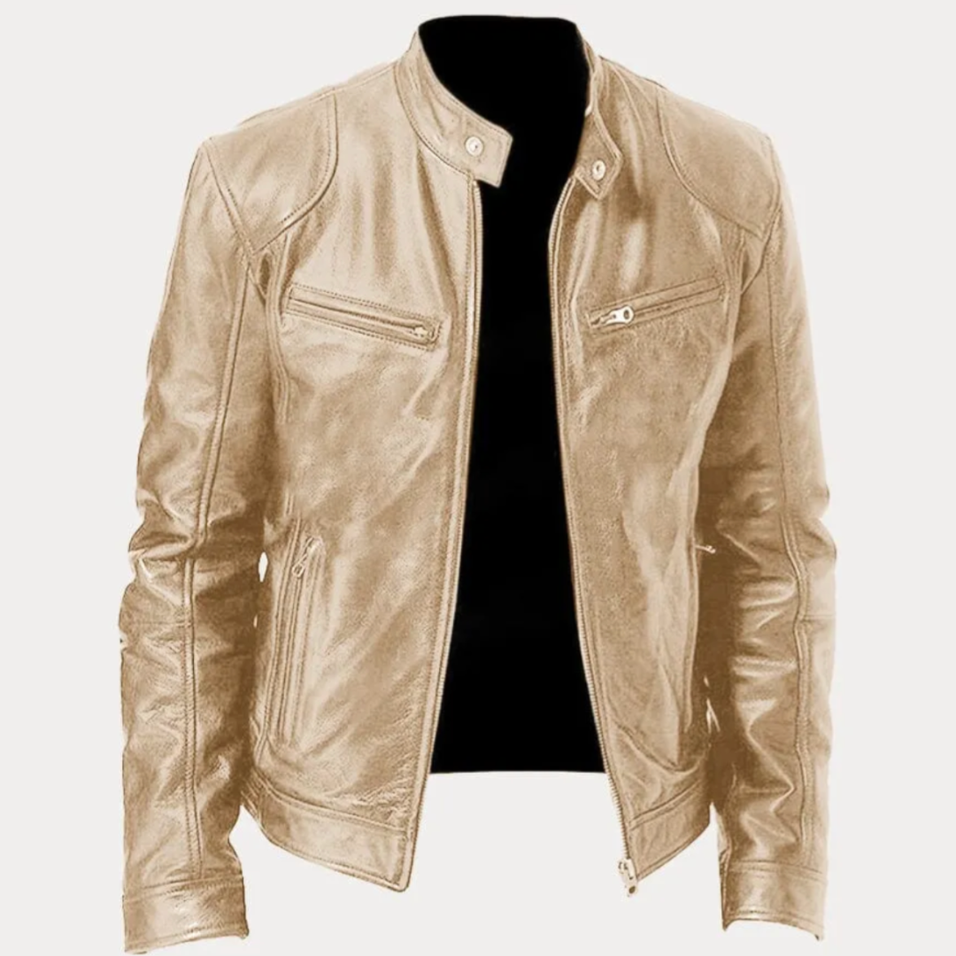 Steve™ | Faux Leather Jacket