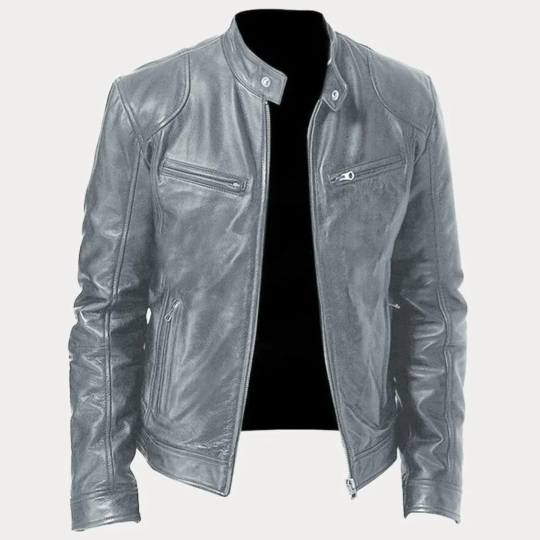 Steve™ | Faux Leather Jacket
