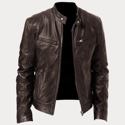 Steve™ | Faux Leather Jacket