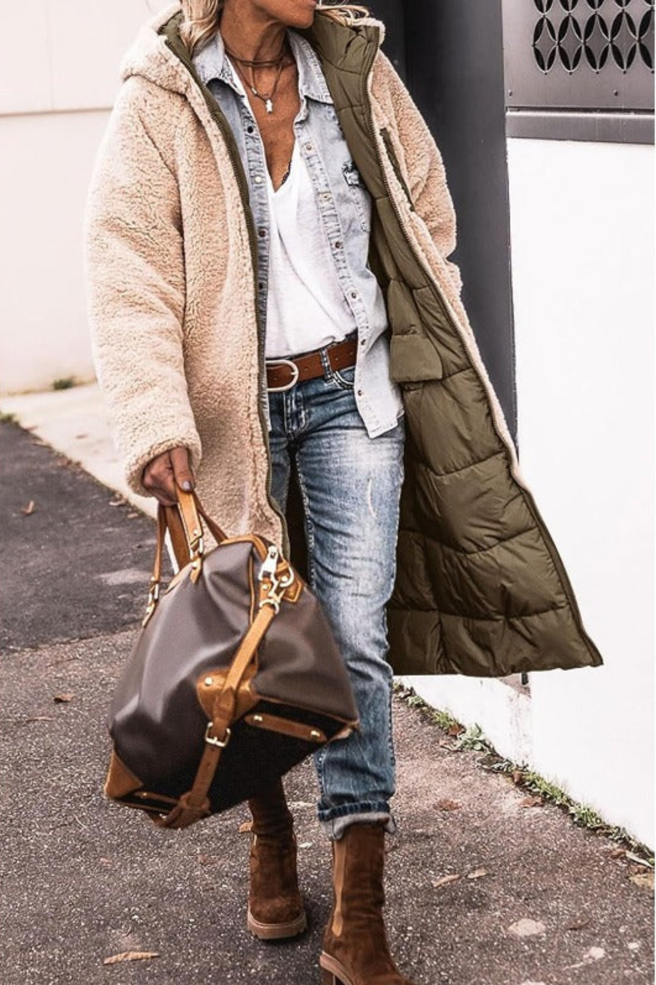 Anny™ | Reversible Long Fur-Lined Coat