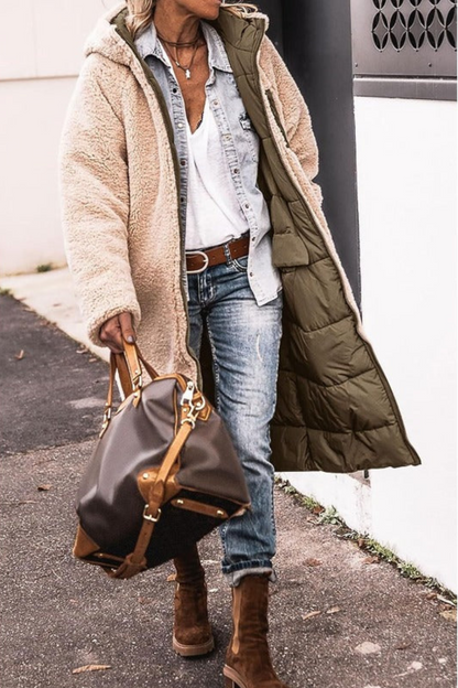 Anny™ | Reversible Long Fur-Lined Coat