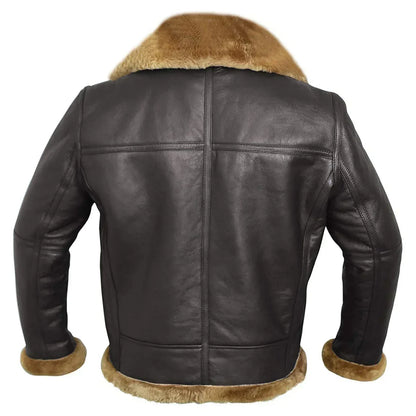Leo™ | Vintage Vegan Leather Aviator Jacket