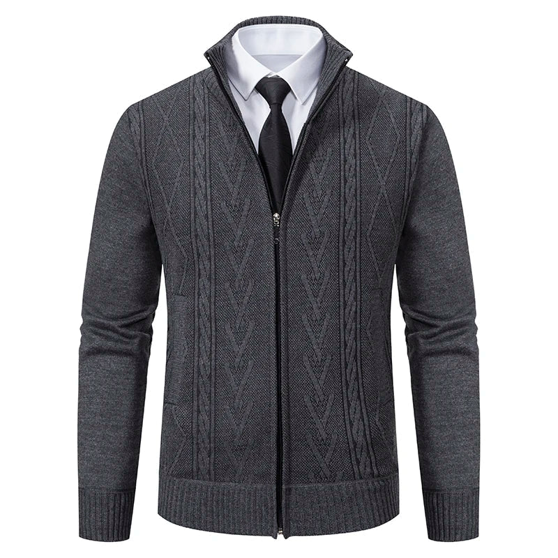 Casper | Warm Zip-up Cardigan for Men