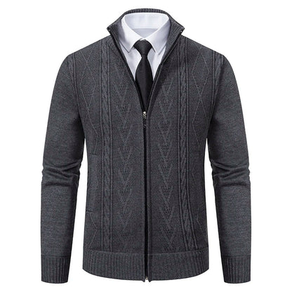 Casper | Warm Zip-up Cardigan for Men