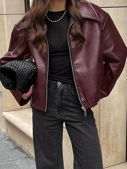 Lara | Burgundy Jacket
