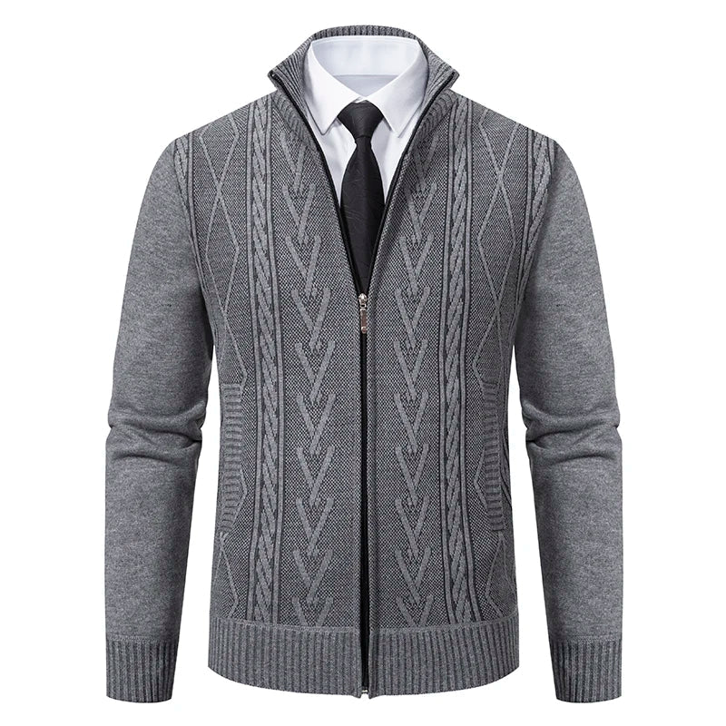 Casper | Warm Zip-up Cardigan for Men