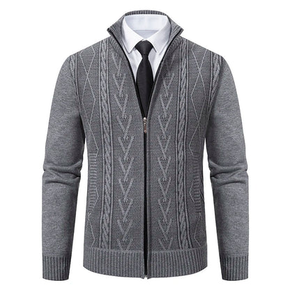 Casper | Warm Zip-up Cardigan for Men
