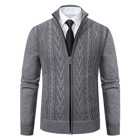 Casper | Warm Zip-up Cardigan for Men
