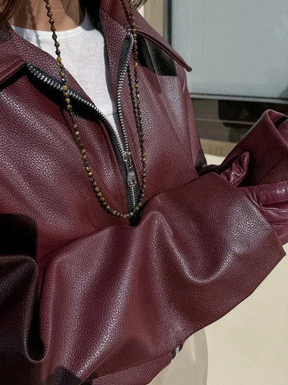 Lara | Burgundy Jacket