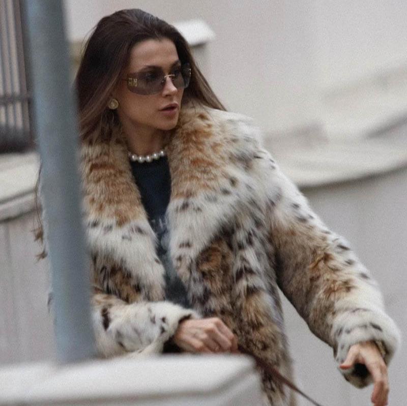 Lily | Leopard Fur Coat