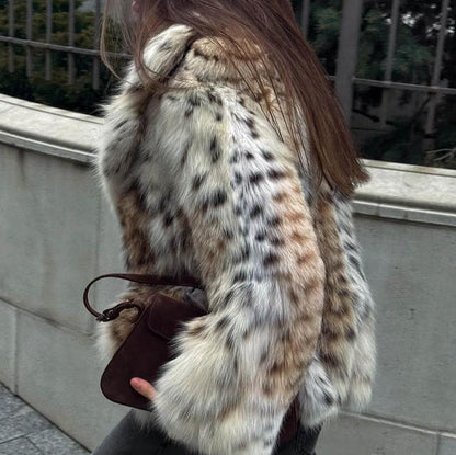 Lily | Leopard Fur Coat