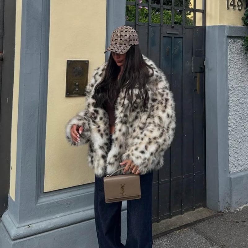 Lily | Leopard Fur Coat