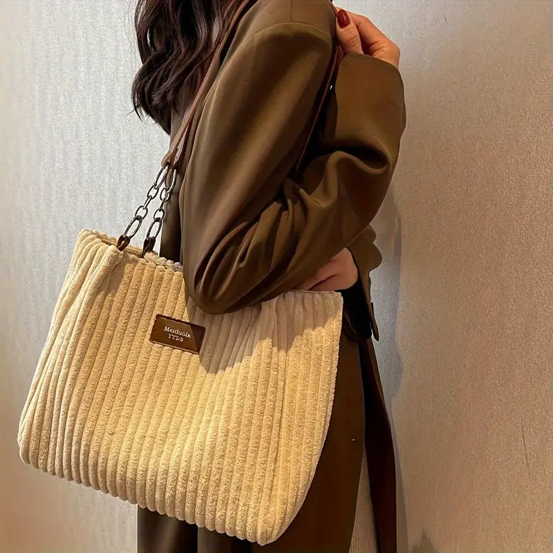 Isabella™ | Corduroy Tote Bag
