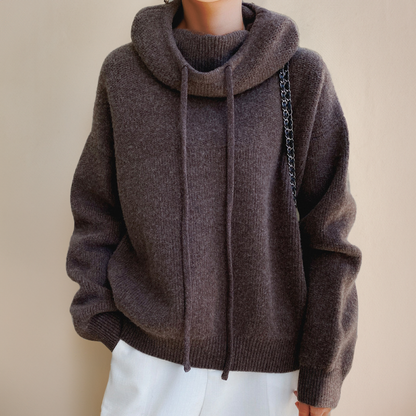 Olivia | Cozy Hooded Knit