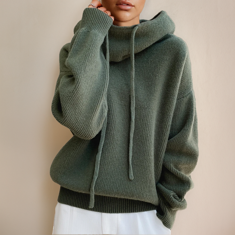 Olivia | Cozy Hooded Knit
