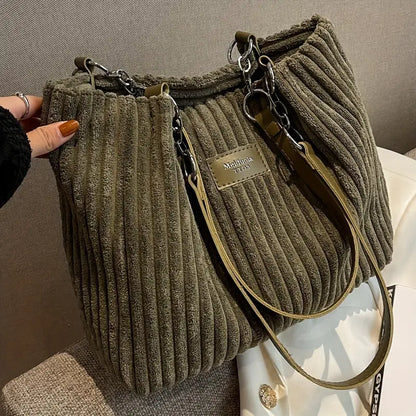 Isabella™ | Corduroy Tote Bag