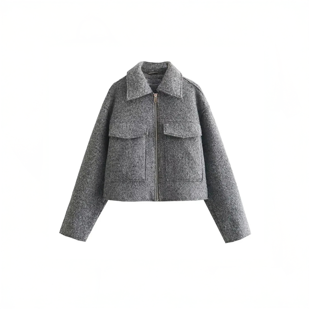 Valentina | Wool cropped jacket