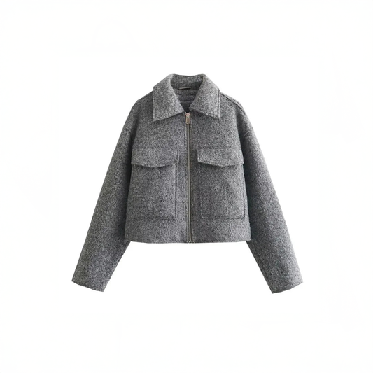 Valentina | Wool cropped jacket