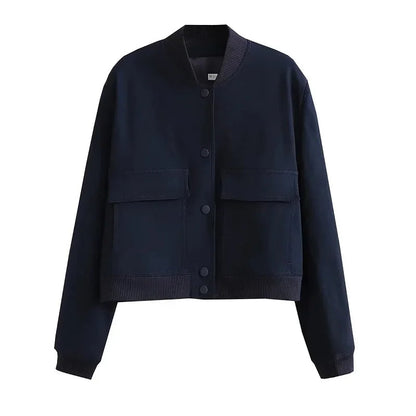 Emilia | Soft Utility Bomber Jacket