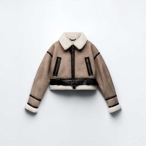 Sophie™ | Belted Zipper Jacket