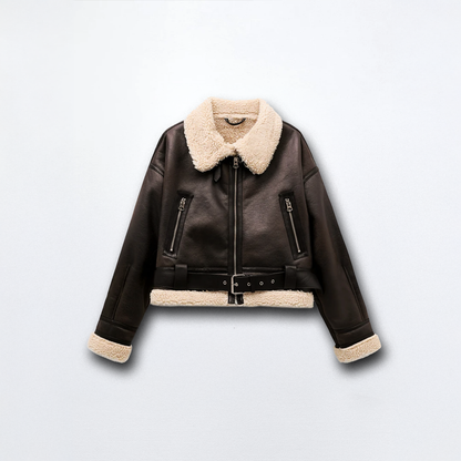 Sophie™ | Belted Zipper Jacket