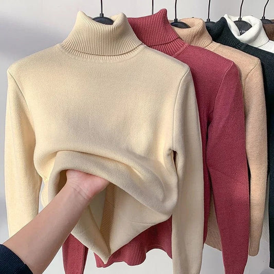 Holly | Turtleneck Jumper with Fleece